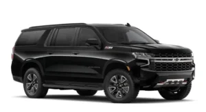 Luxury black SUV Service in Long Island with private chauffeur for hire for airport pick-up and drop-off