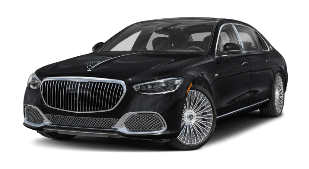 Long Island Mercedes-Maybach for hire with private chauffeur providing luxury airport pickups and drop offs to JFK LGA and EWR