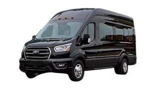 Long Island van for hire with private chauffeur providing 14 passenger luxury group transportation in Long Island