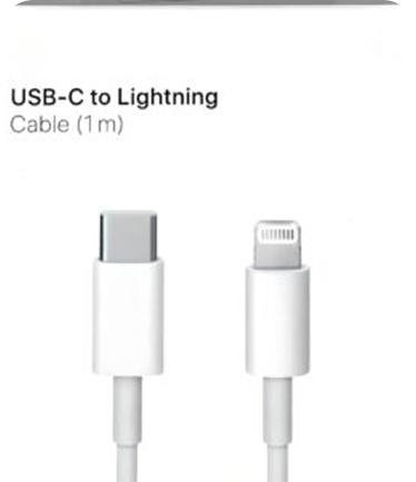 Apple USB-C to Lightning Cable, Compatible with Apple iPhone, 1 m
